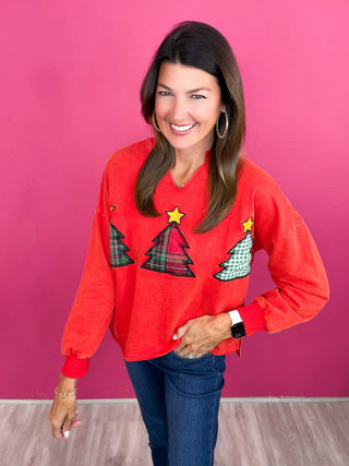 Merry Tree Vibes Pullover