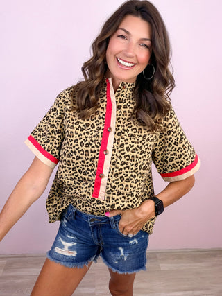 Wild Card Top (Taupe)