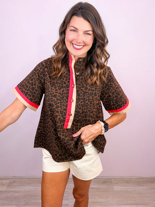 Wild Card Top (Brown)