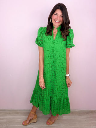 Meadow Whisper Midi Dress