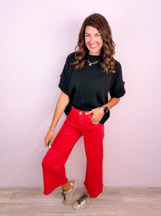 Everyday Essential Knit Top (Black)