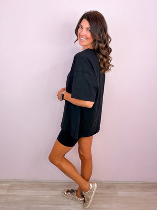 Off-Duty Relaxed Shorts Set - Black