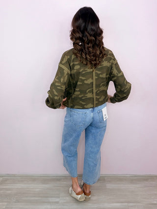 MICA Cropped Wide Leg Denim