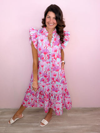 Bloom & Breeze Midi Dress