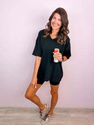 Off-Duty Relaxed Shorts Set - Black