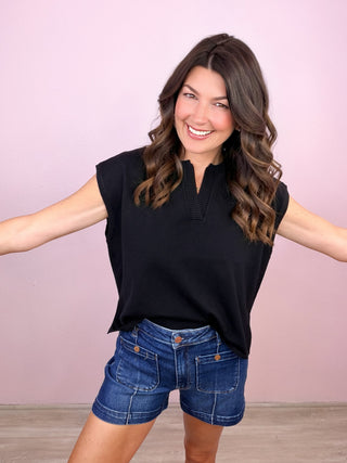 Minimal Moment Top (Black)