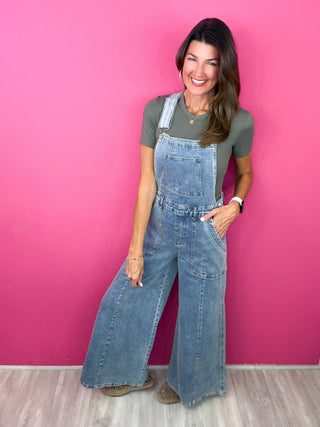 Effortless Agenda Denim Overalls