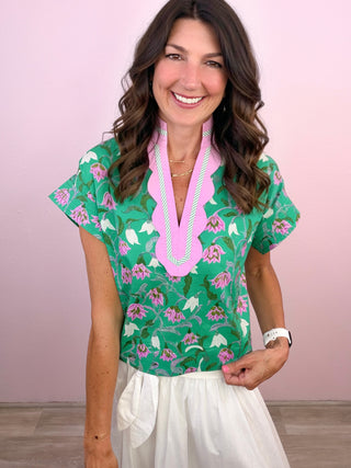 Floral Pop Top