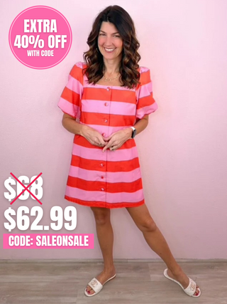 Playful Stripes Dress