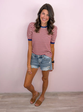 Such a Delight Top (Wine)