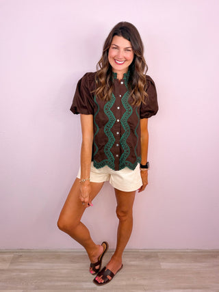 Standout Stitch Top