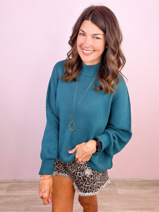 Always In Style Sweater (Teal)