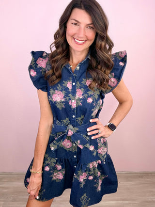 Denim Sweetheart Dress