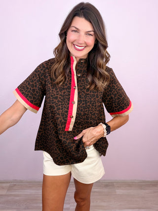 Wild Card Top (Brown)