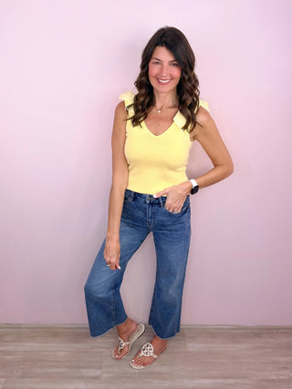 Pretty Little Bow Tank (Yellow)
