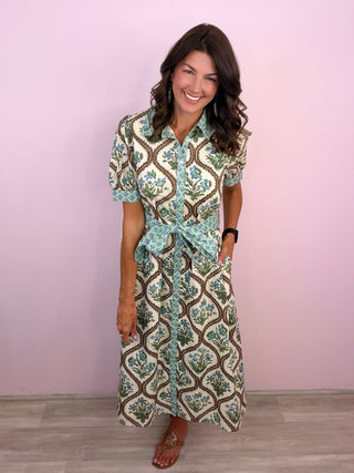 Curated Garden Midi Dress