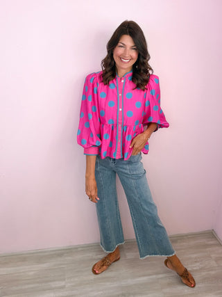 ENTRO Wide Leg Denim