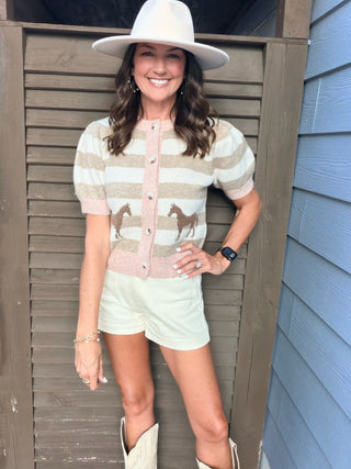 Rosy Ranch Cardigan