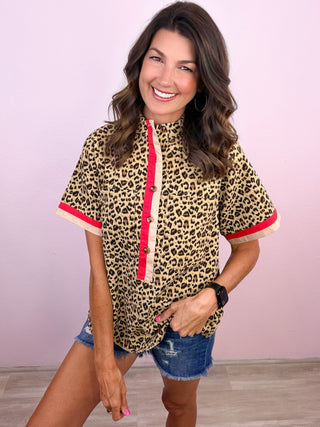 Wild Card Top (Taupe)