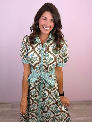 Curated Garden Midi Dress