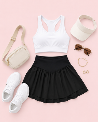 Flutter Style Athleisure Skort