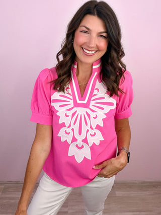 Signature Touch Top (Pink)