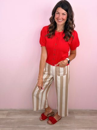 Effortless Stripe Pants