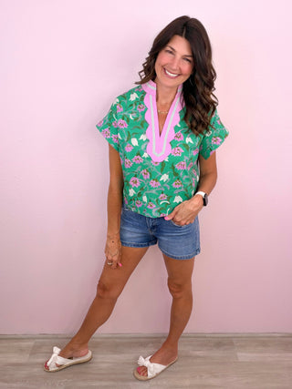 Floral Pop Top