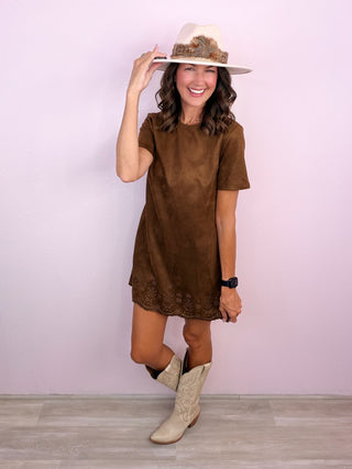 Vegan Suede Moments Dress