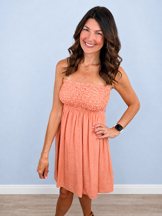 Delicate Days Dress (Salmon)