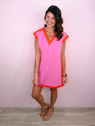 Go To Charm Dress (Pink)