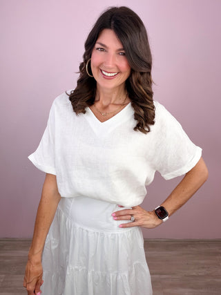 Breezy Style Linen Top