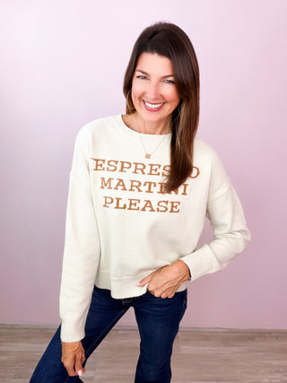 Espresso Martini Please Sweater