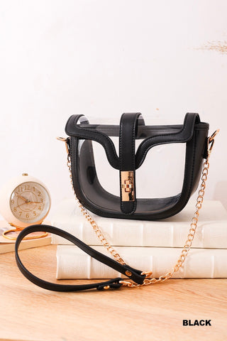 Clear Saddle Bag