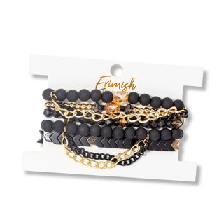 Erimish® Blacklist Card Stack Bracelet Arm Party