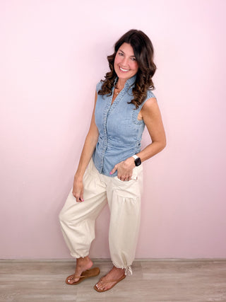 Effortless Days Drawstring Pants