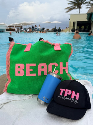Hanalei Terry Cloth Beach Tote Bag