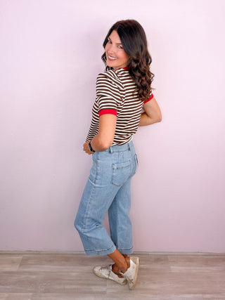 MICA HR Wide Crop Denim (Light Wash)