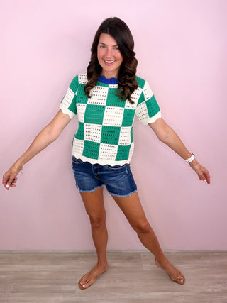 Checker Charm Top