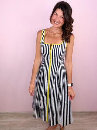 A Chic Stroll Midi Dress