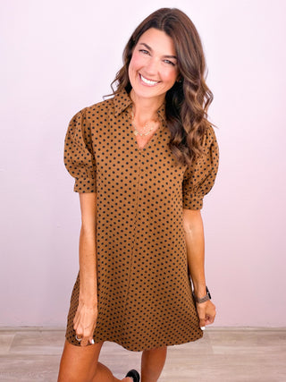 Polished in Polka Dots Dress