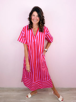 Bold Moves Midi Dress