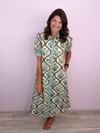Curated Garden Midi Dress