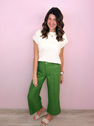 Elevated Essential Pants (Green)