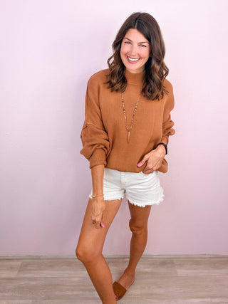 Always In Style Sweater (Camel)