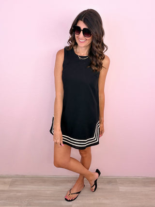 Sweet Meets Simple Dress (Black)