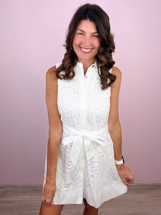 Petal & Bow Mini Dress