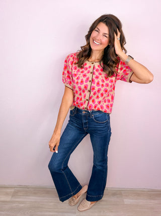 Wild But Sweet Cardigan Top