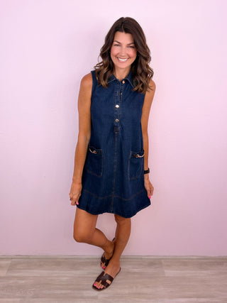 Easy Living Dress (Denim)