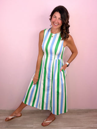 Sunset Sips Midi Dress